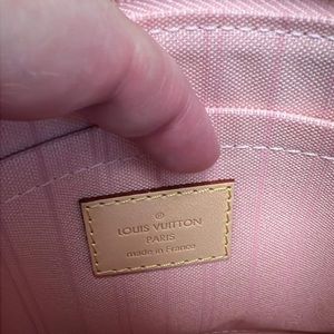 Louis Vuitton Azur Pochette for Neverfull GM.  Excellent condition.  With COA.